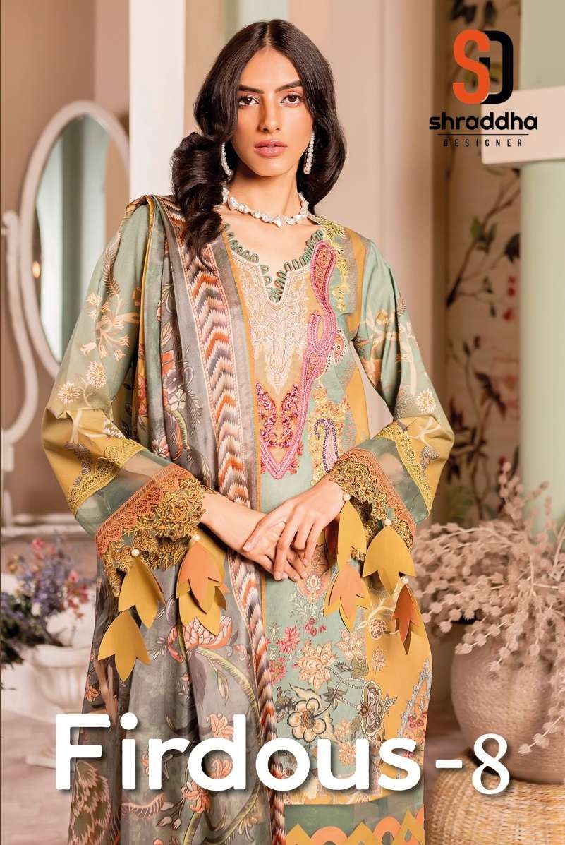 SHRADDHA DESIGNER FIRDOUS VOL 8